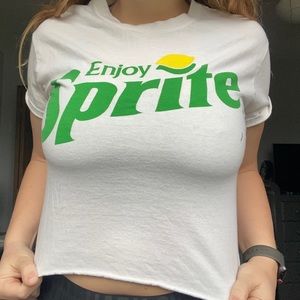 Sprite Crop Top